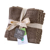 CloudSoft Cotton Luxury 4-Piece Washcloth Set, Mink