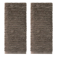 CloudSoft Cotton Luxury 2-Piece Hand Towel Set, Mink
