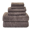 CloudSoft Cotton Luxury 6-Piece Towel Set, Mink