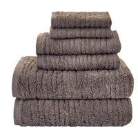 CloudSoft Cotton Luxury 6-Piece Towel Set, Mink