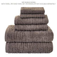CloudSoft Cotton Luxury 2-Piece Hand Towel Set, Mink