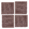 CloudSoft Cotton Luxury 4-Piece Washcloth Set, Soft Plum