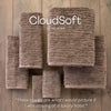 CloudSoft Cotton Luxury 6-Piece Towel Set, Mink