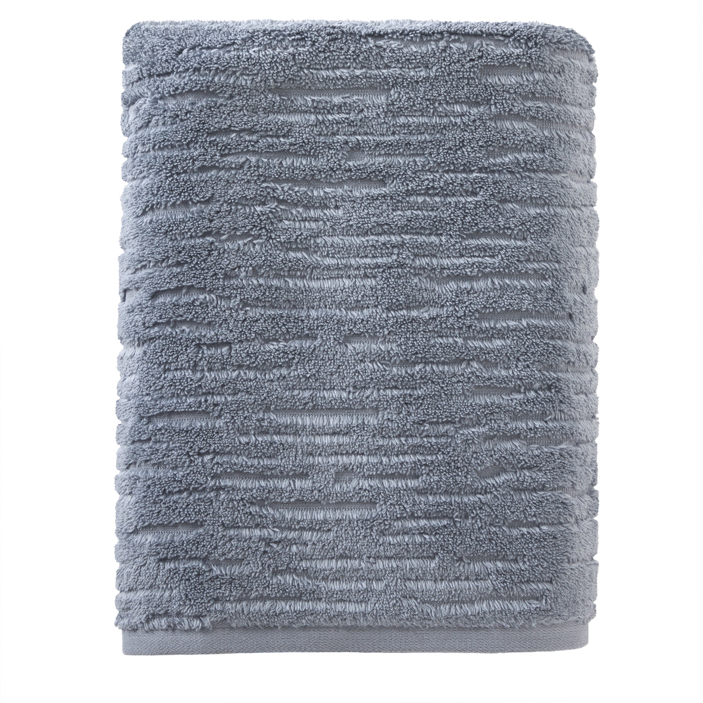 CloudSoft Cotton Luxury Bath Towel, Smoke Blue