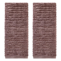 CloudSoft Cotton Luxury 2-Piece Hand Towel Set, Soft Plum