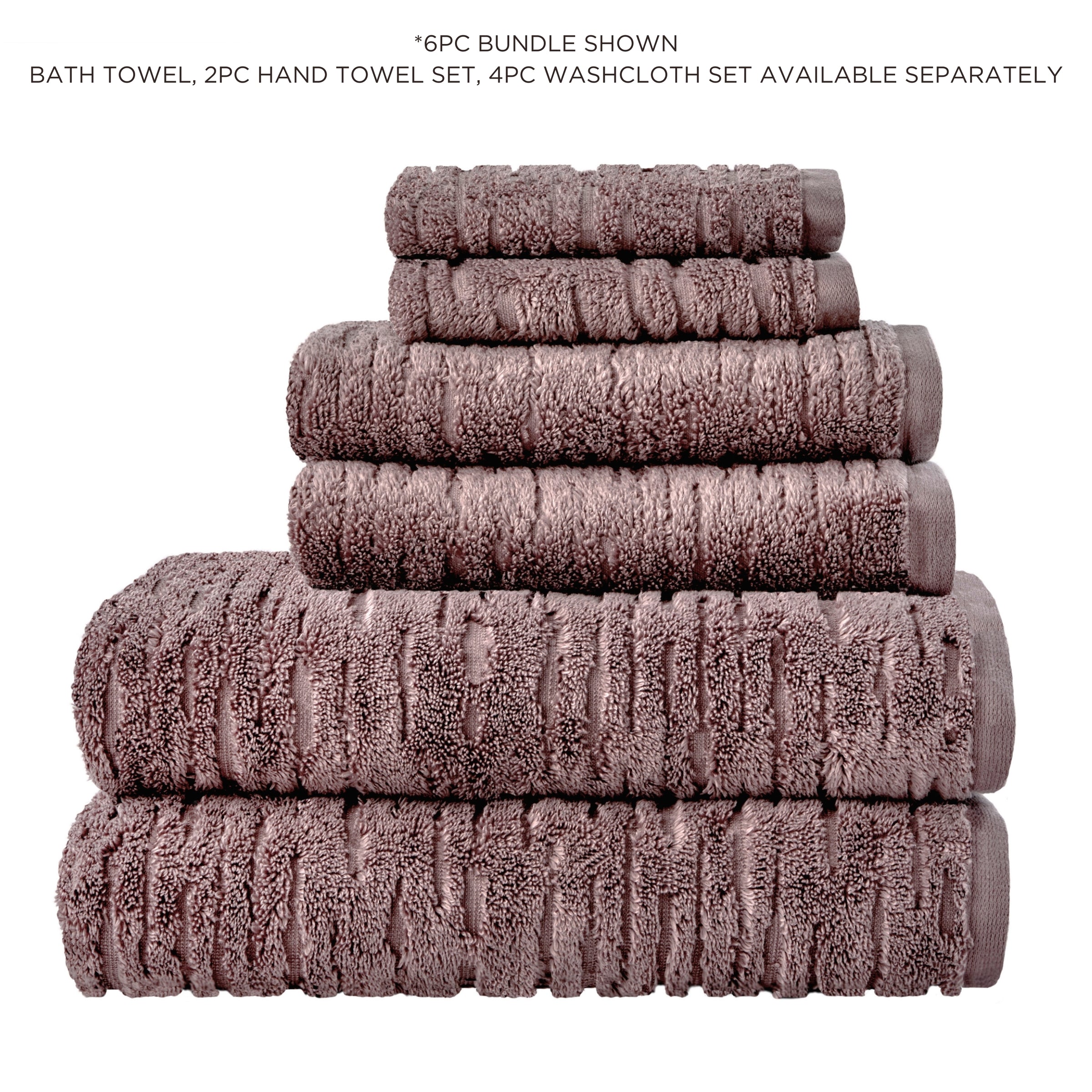 CloudSoft Cotton Luxury Bath Towel, Soft Plum