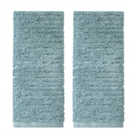 CloudSoft Cotton Luxury 2-Piece Hand Towel Set, Teal