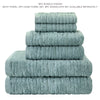 CloudSoft Cotton Luxury 4-Piece Washcloth Set, Teal