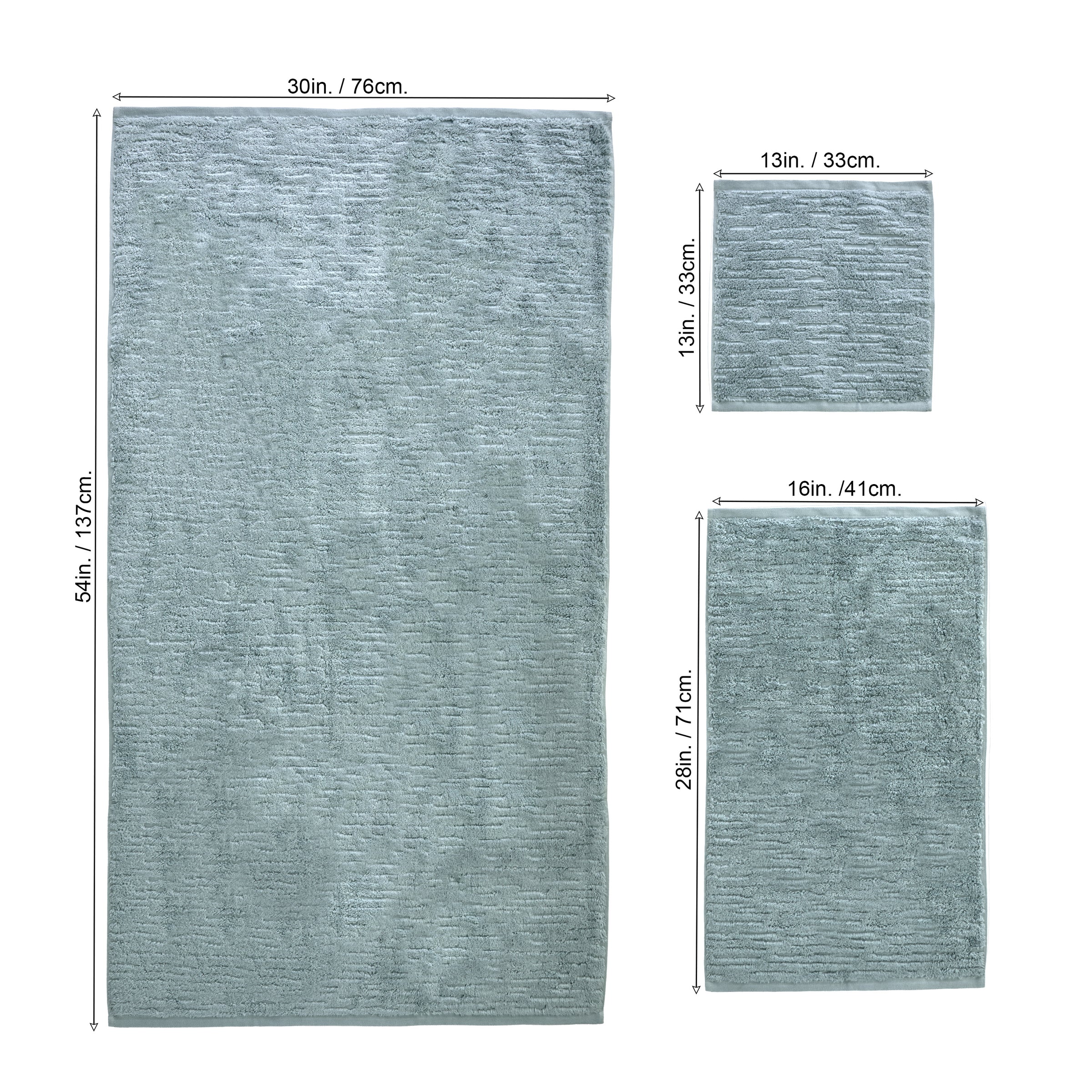 CloudSoft Cotton Luxury 6-Piece Towel Set, Teal