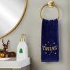 Cheers 2-Piece Hand Towel Set, Navy