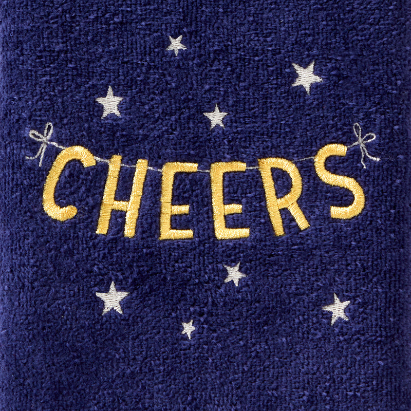 Cheers 2-Piece Hand Towel Set, Navy
