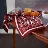 Vern Yip by SKL Home Christmas Carol 4-Piece Napkin Set, Red/White