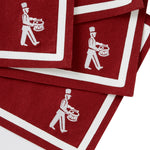 Vern Yip by SKL Home Christmas Carol 4-Piece Placemat Set, Red/White