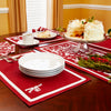 Vern Yip by SKL Home Christmas Carol 4-Piece Placemat Set, Red/White