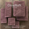 CloudSoft Cotton Luxury Bath Towel, Soft Plum