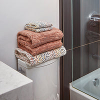 Rhapsody 2-Piece Hand Towel Set, Spice Multi