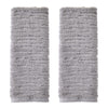 CloudSoft Cotton Luxury 2-Piece Hand Towel Set, Gray