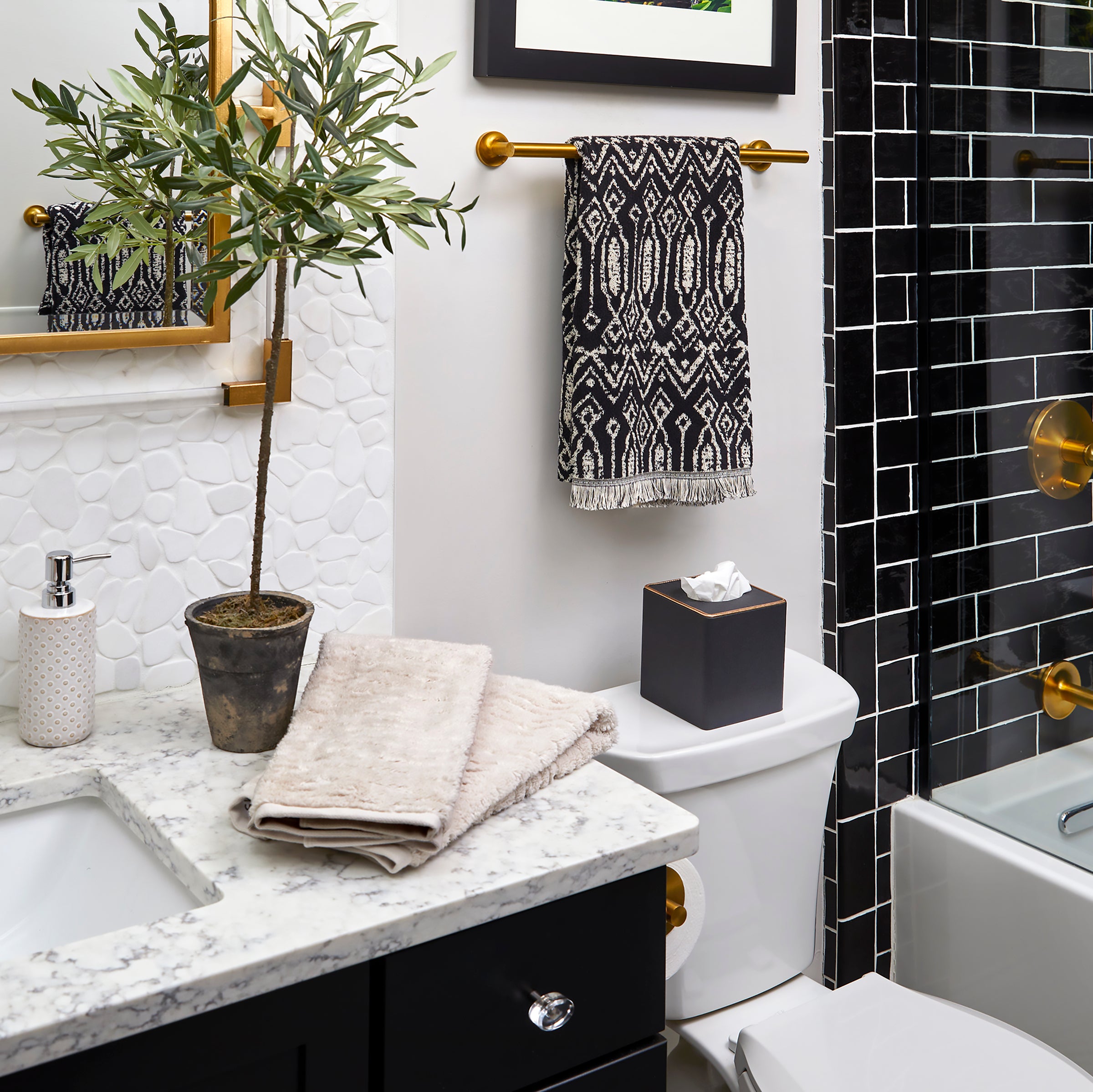 CloudSoft Cotton Luxury 6-Piece Towel Set, Oatmeal