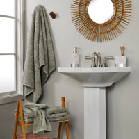 CloudSoft Cotton Luxury Bath Towel, Sage