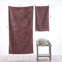 CloudSoft Cotton Luxury Bath Towel, Soft Plum