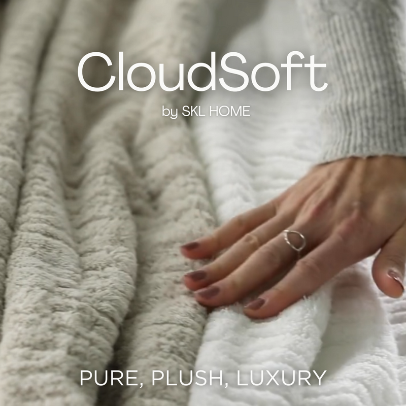 CloudSoft Cotton Luxury Bath Towel, White