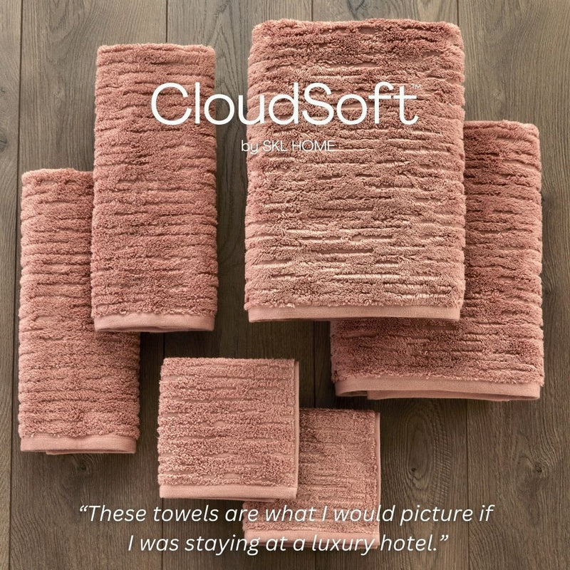 CloudSoft Cotton Luxury Bath Towel, Clay