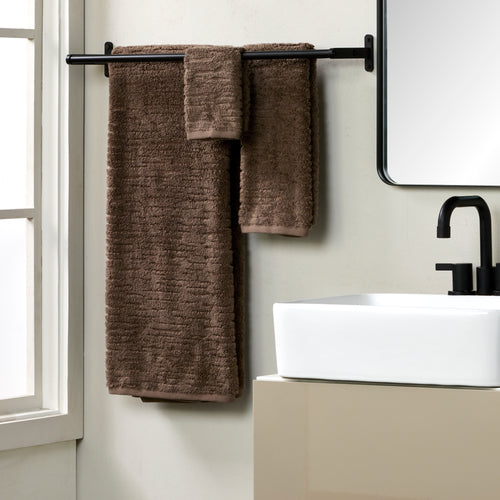 CloudSoft Cotton Luxury 2-Piece Hand Towel Set, Mink