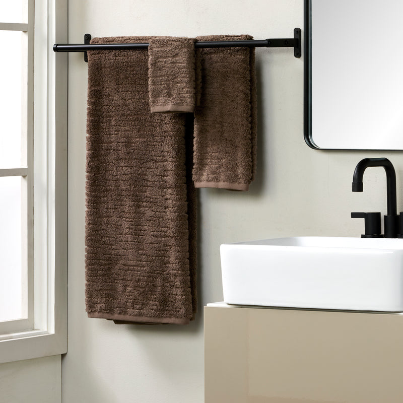 CloudSoft Cotton Luxury 2-Piece Hand Towel Set, Mink