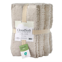CloudSoft Cotton Luxury 6-Piece Towel Set, Oatmeal