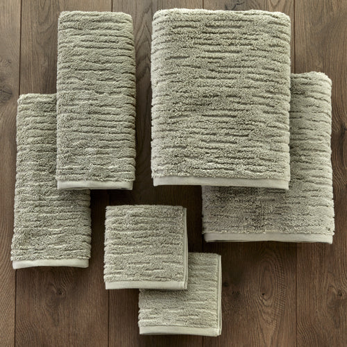 CloudSoft Cotton Luxury 6-Piece Towel Set, Sage
