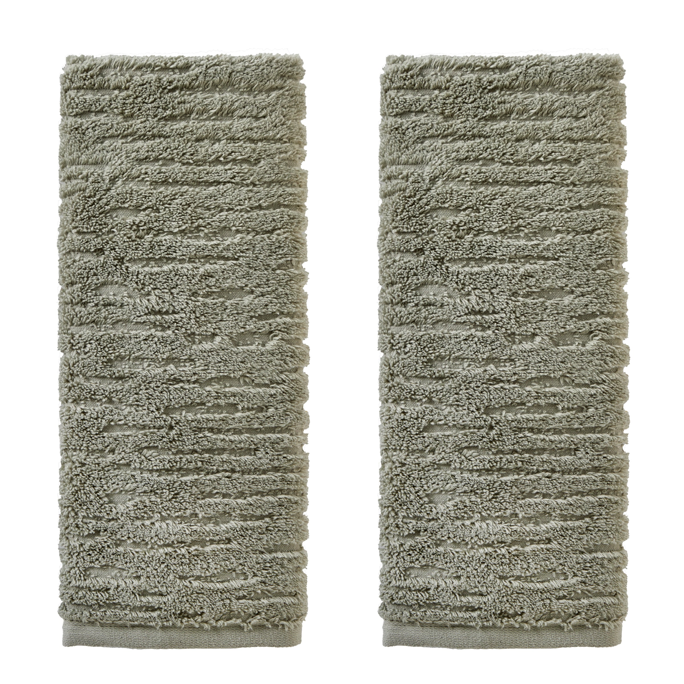 CloudSoft Cotton Luxury 2-Piece Hand Towel Set, Sage