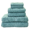 CloudSoft Cotton Luxury 6-Piece Towel Set, Teal