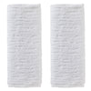 CloudSoft Cotton Luxury 2-Piece Hand Towel Set, White