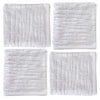 CloudSoft Cotton Luxury 4-Piece Washcloth Set, White