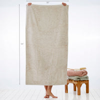 CloudSoft Cotton Luxury Bath Towel, Oatmeal