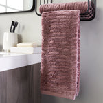 CloudSoft Cotton Luxury 6-Piece Towel Set, Soft Plum