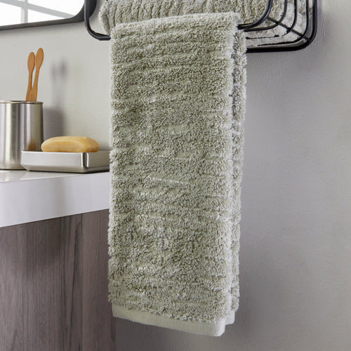 CloudSoft Cotton Luxury 2-Piece Hand Towel Set, Sage