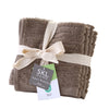 CloudSoft Cotton Luxury 4-Piece Washcloth Set, Mink