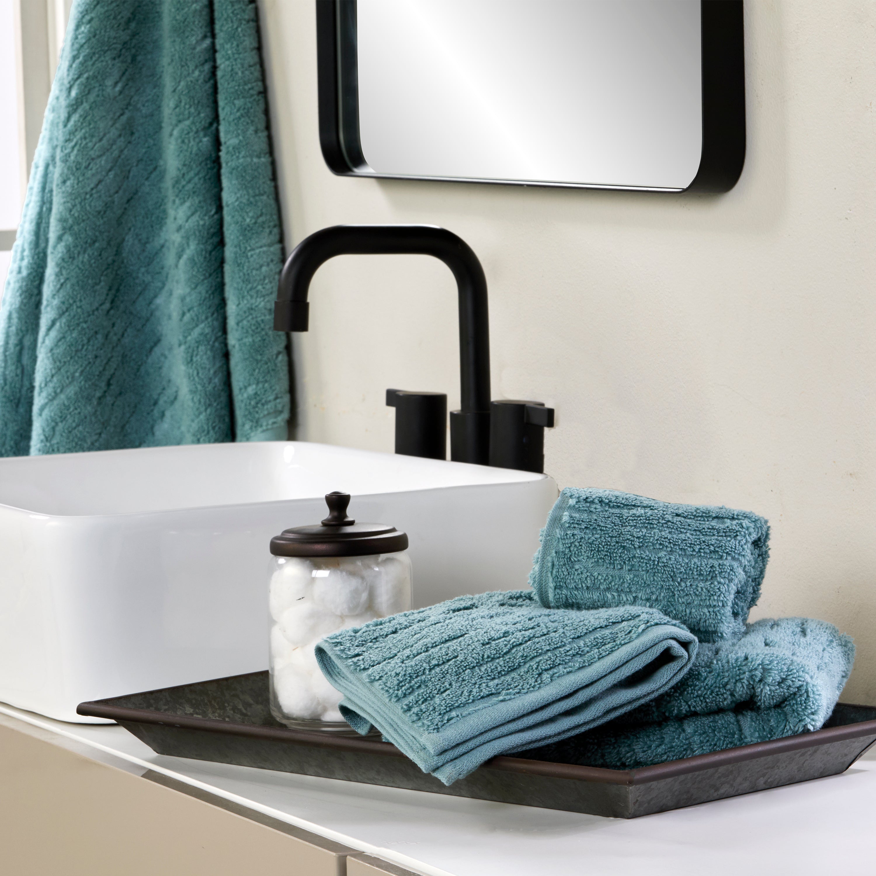【超希少】VALLAD ITEM BATH TOWEL CloudSoft Cotton Luxury Bath Towel, Teal – SKL Home