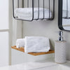 CloudSoft Cotton Luxury 2-Piece Hand Towel Set, White