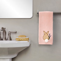 Cotton Tail 2-Piece Hand Towel Set, Pink