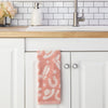 Flowers In Boot 2-Piece Hand Towel Set, Natural/Blush