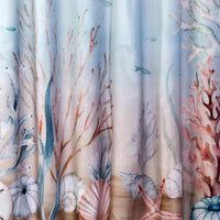 Curacao Fabric Shower Curtain, Multi