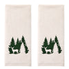 Deer Spruce 2-Piece Hand Towel Set, Natural