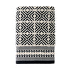 Amherst Medallion Jacquard Bath Towel, Black