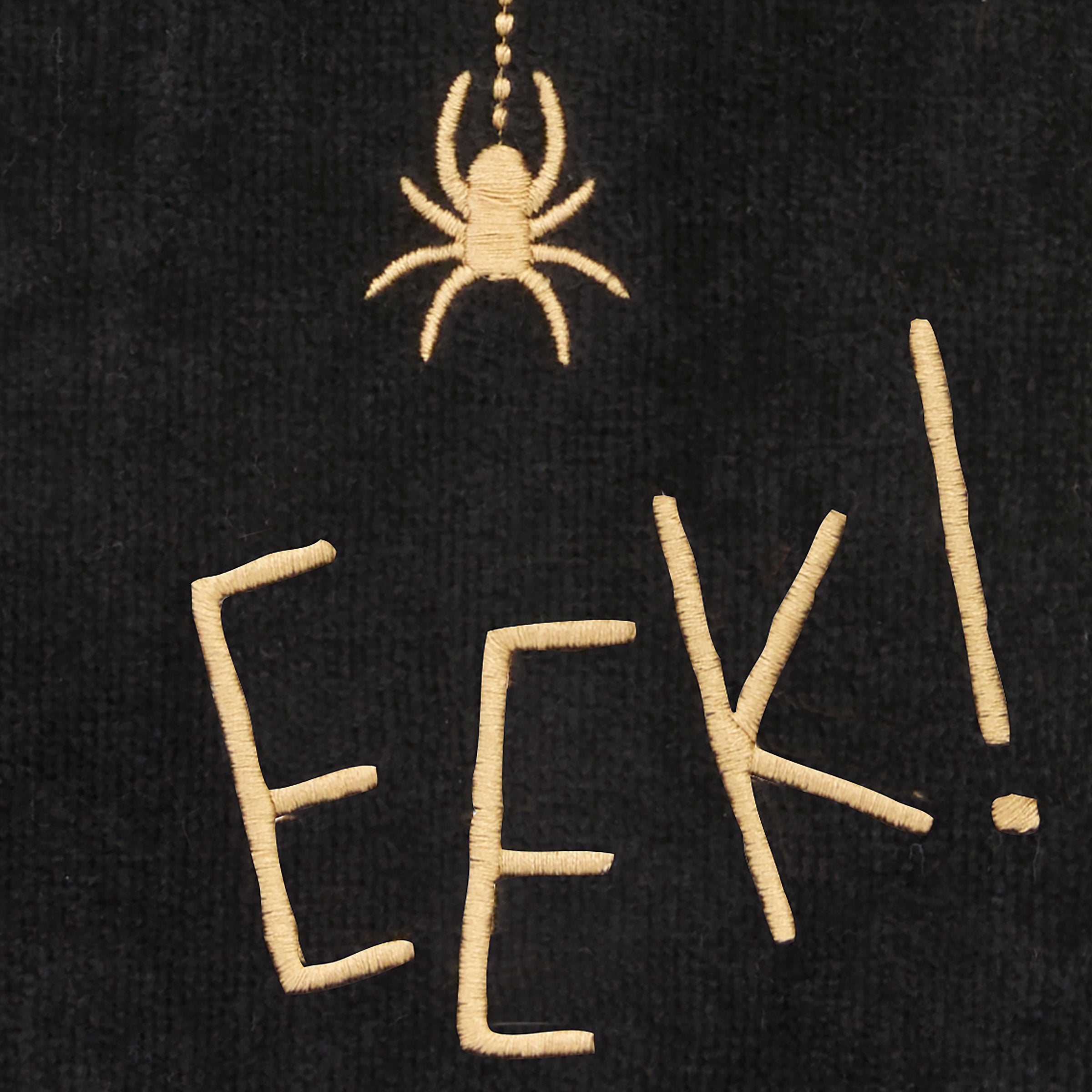 Eek 2-Piece Hand Towel Set, Black