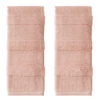 Efrie 2-Piece Turkish Cotton Hand Towel Set, Blush