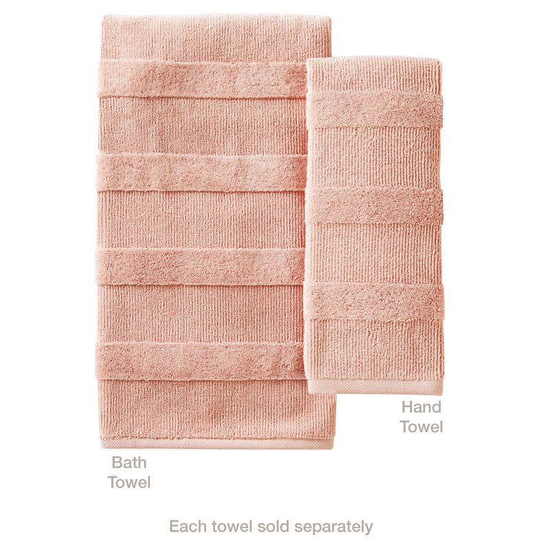 Efrie Turkish Cotton Bath Towel, Blush