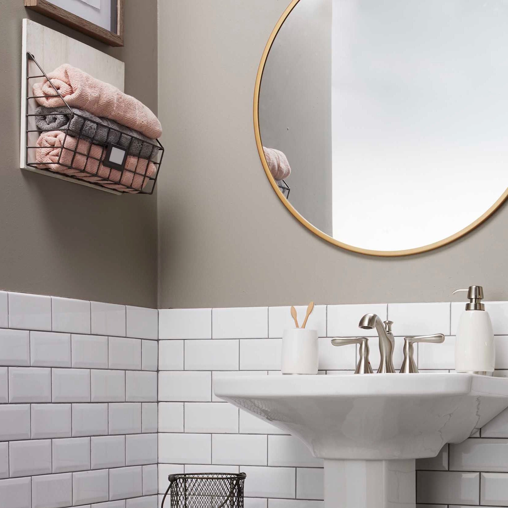 Efrie 2-Piece Turkish Cotton Hand Towel Set, Blush