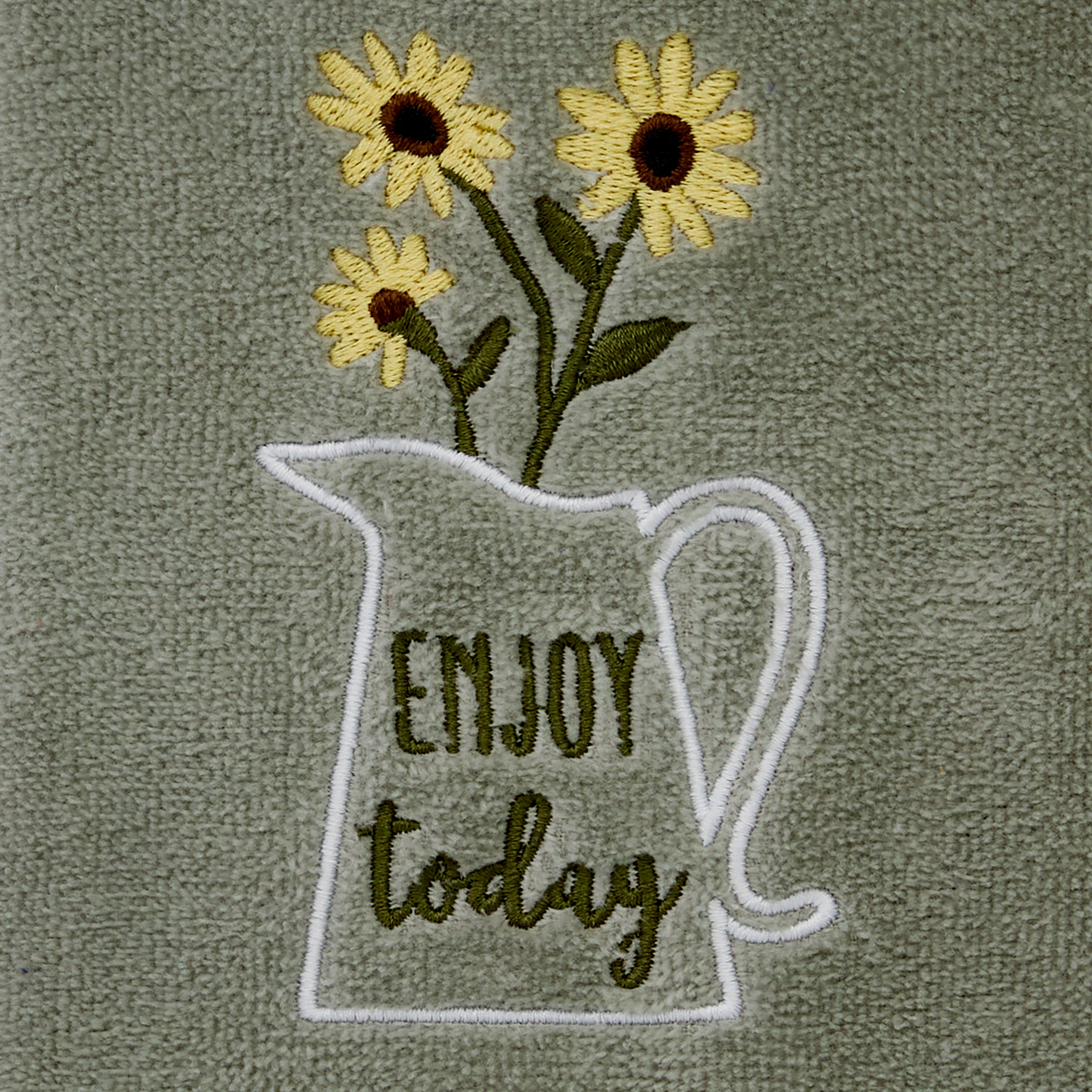 Enjoy 2-Piece Hand Towel Set, Gray